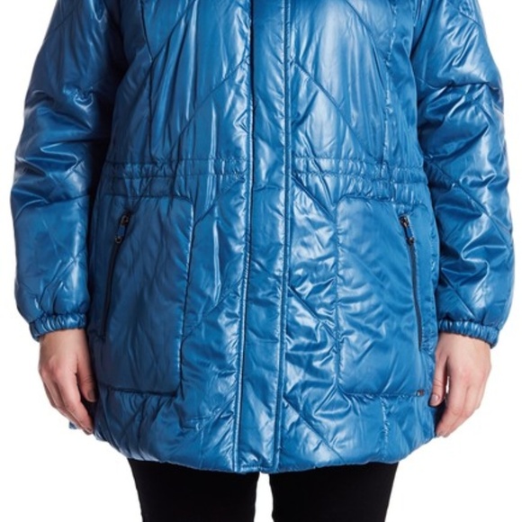 Kenneth Cole Faux Shearling Lined Collar Coat 1XL - Picture 6 of 6